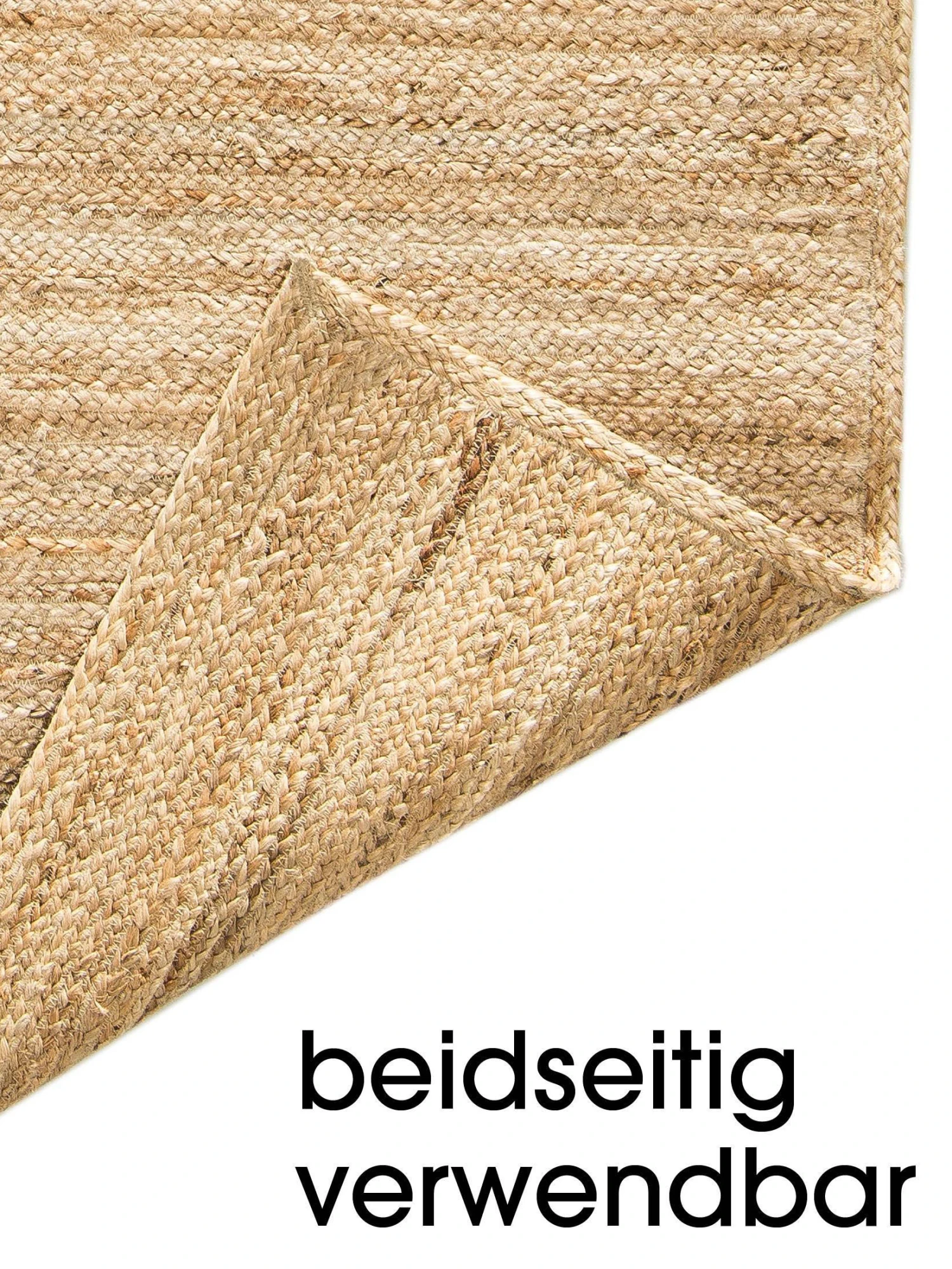 Jute-Teppich, Hellbeige 6 Jute-Teppich, Hellbeige – Bild 6