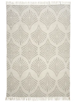 Baumwoll-Teppich, Grey -Haushaltsgegenstände Geschäft Ajala FlachgewebeTeppich Grau Grey 170x240 pla
