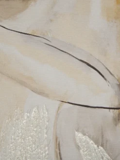 Leinwand-Druck-handbemalt, Graubeige -Haushaltsgegenstände Geschäft Aktmodell Druckgerahmt Beige Graubeige 40x50 lup