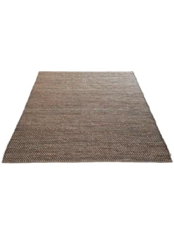 Flachgewebe-Teppich, Natur/Dunkelgrau NAT./BLACK -Haushaltsgegenstände Geschäft Almeria Flachgewebe braun natur 160x230 fper