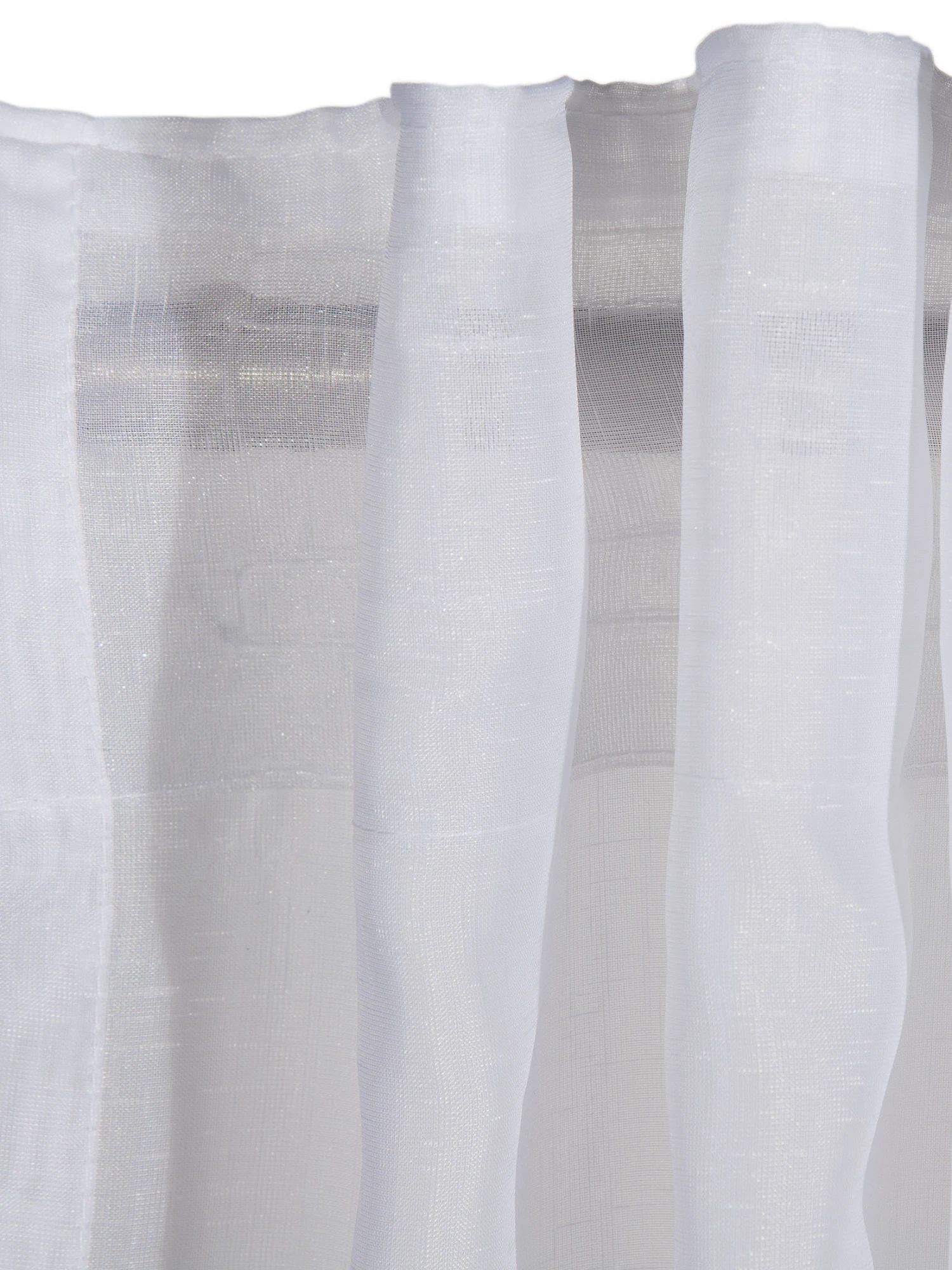 Vorhang Mit Gardinenband, Weiss 4 Vorhang Mit Gardinenband, Weiss – Bild 4