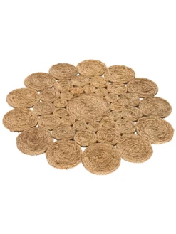 Jute-Teppich, Nature 7 Jute-Teppich, Nature -Haushaltsgegenstände Geschäft Antella JuteTeppich Braun Nature 90rund fper