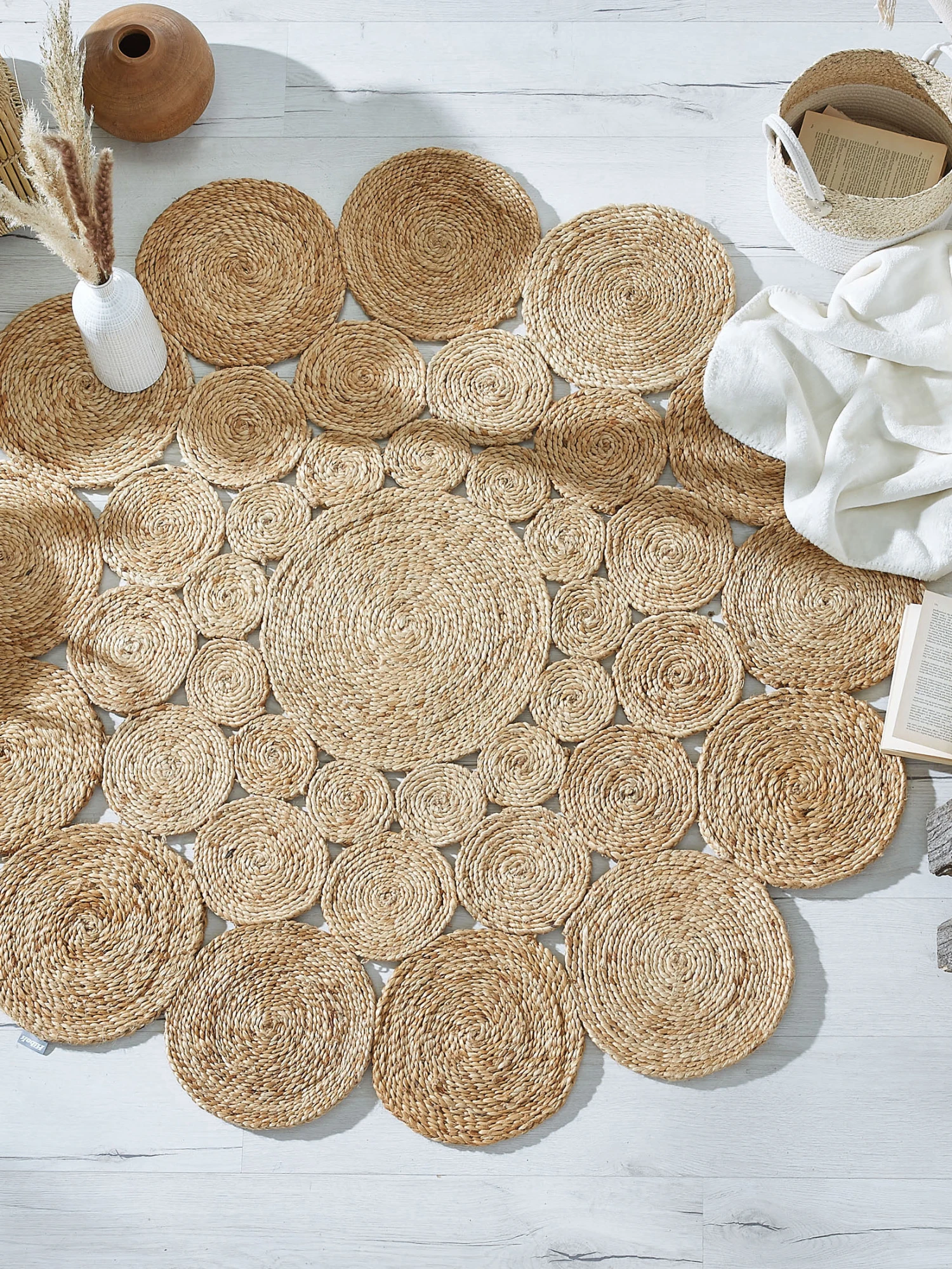 Jute-Teppich, Nature 1 Jute-Teppich, Nature