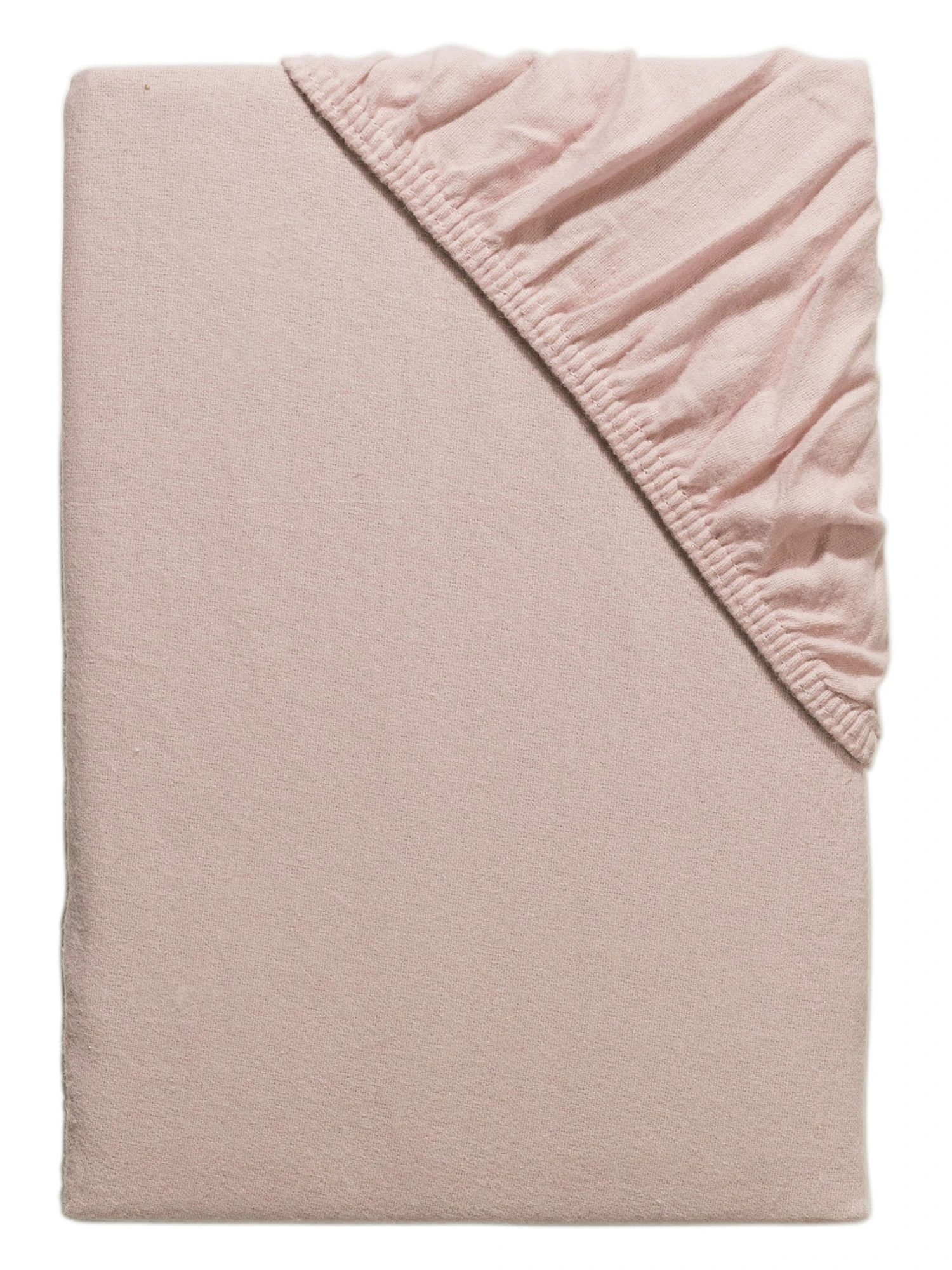 Flanell-Spannbetttuch, Altrosa 1 Flanell-Spannbetttuch, Altrosa