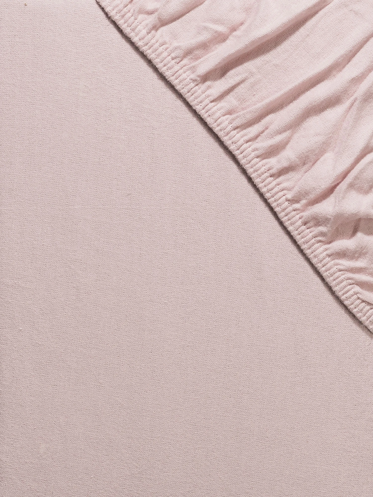 Flanell-Spannbetttuch, Altrosa 3 Flanell-Spannbetttuch, Altrosa – Bild 3