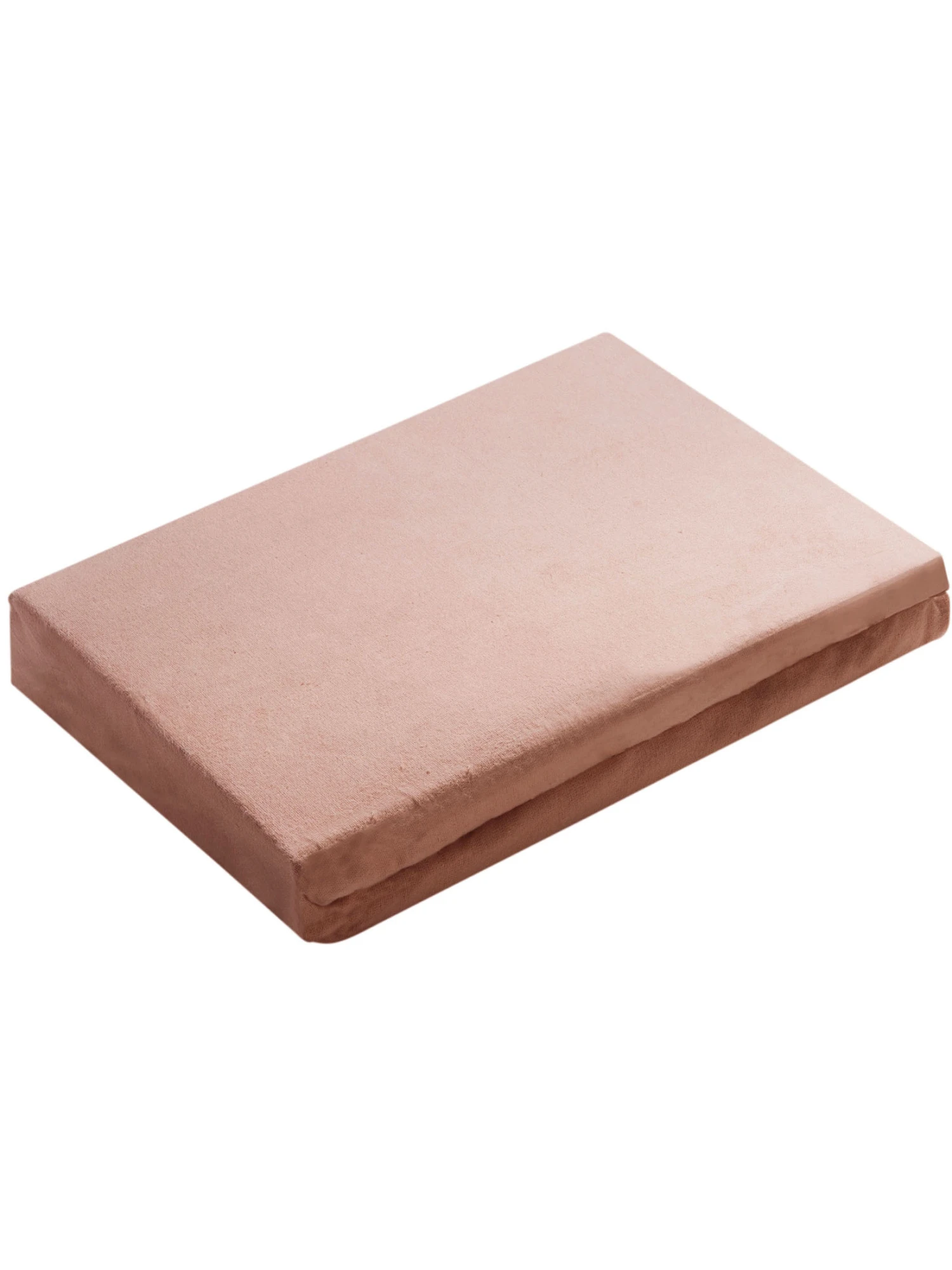 Flanell-Spannbetttuch, Altrosa 2 Flanell-Spannbetttuch, Altrosa – Bild 2