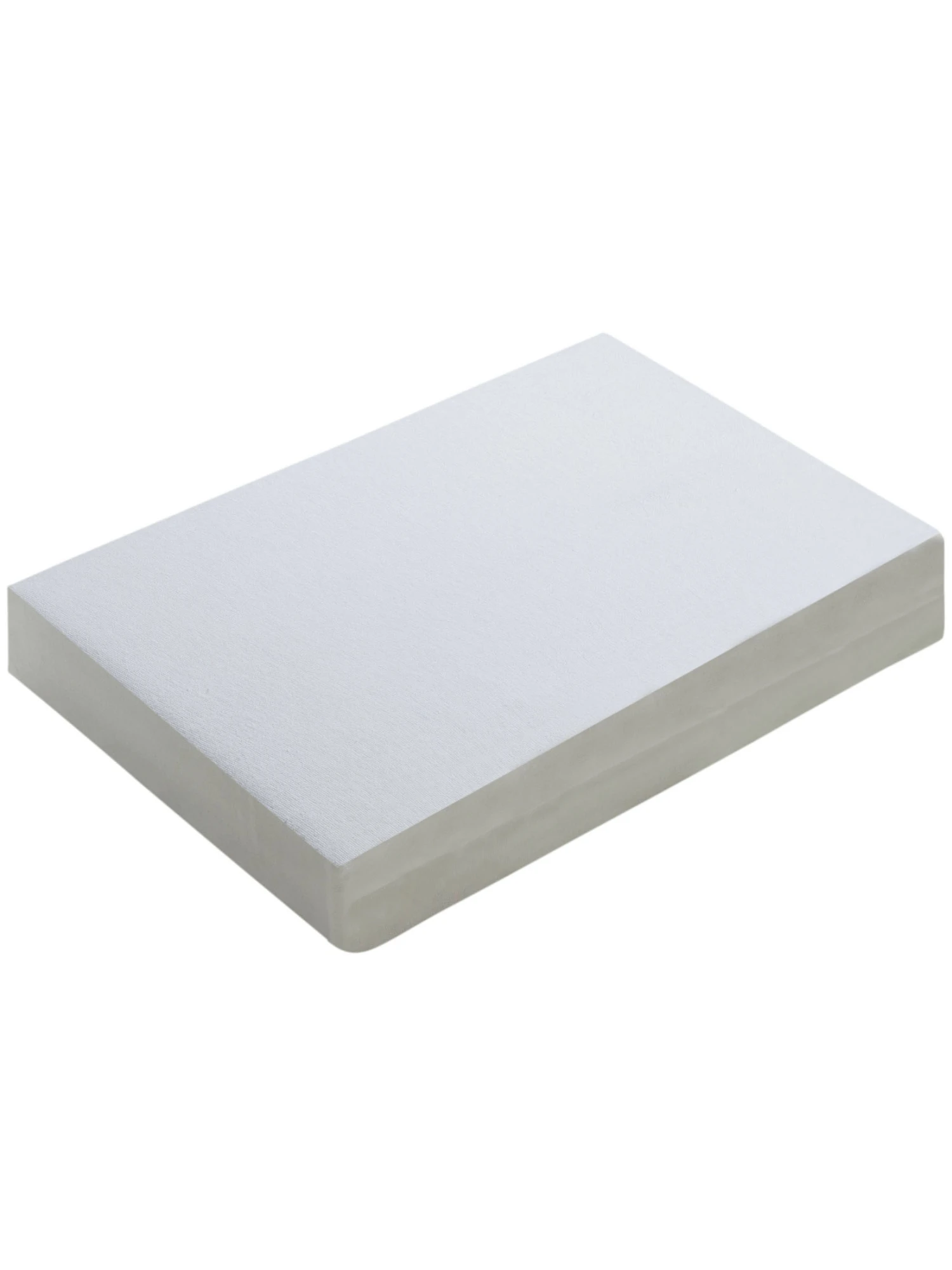 Flanell-Spannbetttuch, Weiss 2 Flanell-Spannbetttuch, Weiss – Bild 2