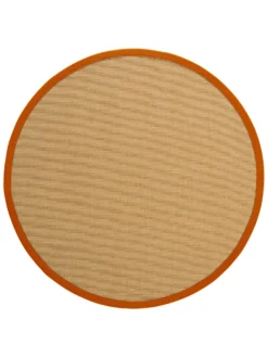 Sisal-Teppich, Orange