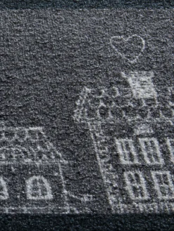 Fußmatte, Sweet Home Antra -Haushaltsgegenstände Geschäft Avenue Fussmatte anthrazit 70 lup