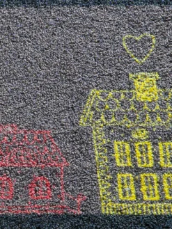 Fußmatte, Sweet Home Bunt -Haushaltsgegenstände Geschäft Avenue Fussmatte multicolor 71 lup