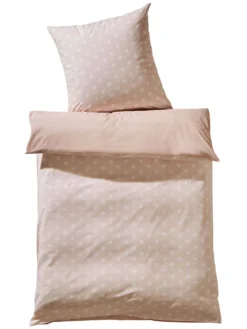 Renforcé-Bettwäsche, Samtrosa 8 Renforcé-Bettwäsche, Samtrosa -Haushaltsgegenstände Geschäft Babida Bettwaesche Rosa Samtrosa 135x200 pla