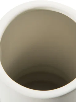 Vase, Creme -Haushaltsgegenstände Geschäft Banda Vase Weiss Creme 13x13x27 lup1