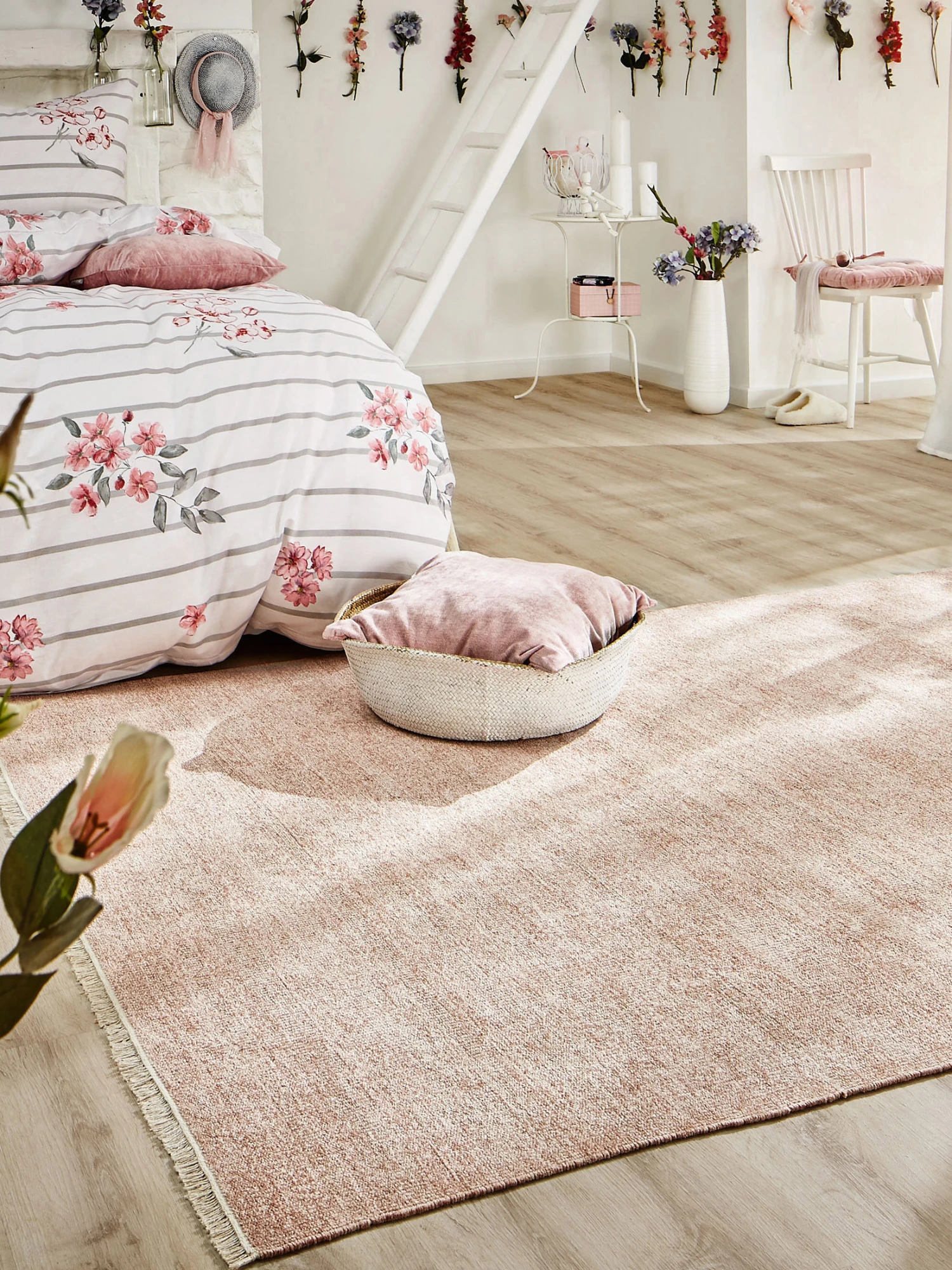 Flachgewebe-Teppich, Baroque Rose 1 Flachgewebe-Teppich, Baroque Rose