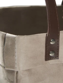 Korb, Graubraun -Haushaltsgegenstände Geschäft BasketKraftpaper Korb Hellbraun Graubraun 35x35x45 lup2