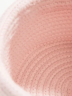 Korb, Samtpink -Haushaltsgegenstände Geschäft BasketPinky Korb Rosa Samtpink 20x20x14 lup2