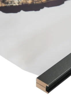 Leinwandbild, Dunkelgelb -Haushaltsgegenstände Geschäft Baumstamm Leinwandbild braun Dunkelgelb 60x90 lup2