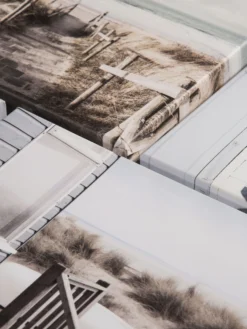 Leinwand Druck, Blau -Haushaltsgegenstände Geschäft Beachlife LeinwandDruck Blau 25x25 lup2