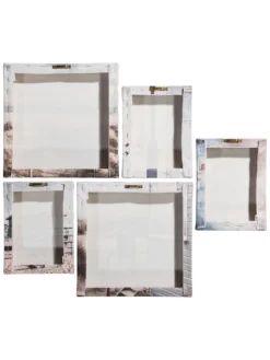 Leinwand Druck, Blau -Haushaltsgegenstände Geschäft Beachlife LeinwandDruck Blau 25x25 ruk