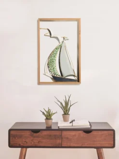 Wand-Objekt, Hellbraun