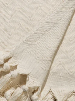 Decke, Elfenbein -Haushaltsgegenstände Geschäft Bellania Decke creme elfenbein 150x200 lup1