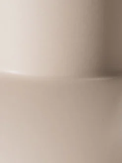 Vase, Beige -Haushaltsgegenstände Geschäft Belly Vase Creme Beige 15x15x18 lup2