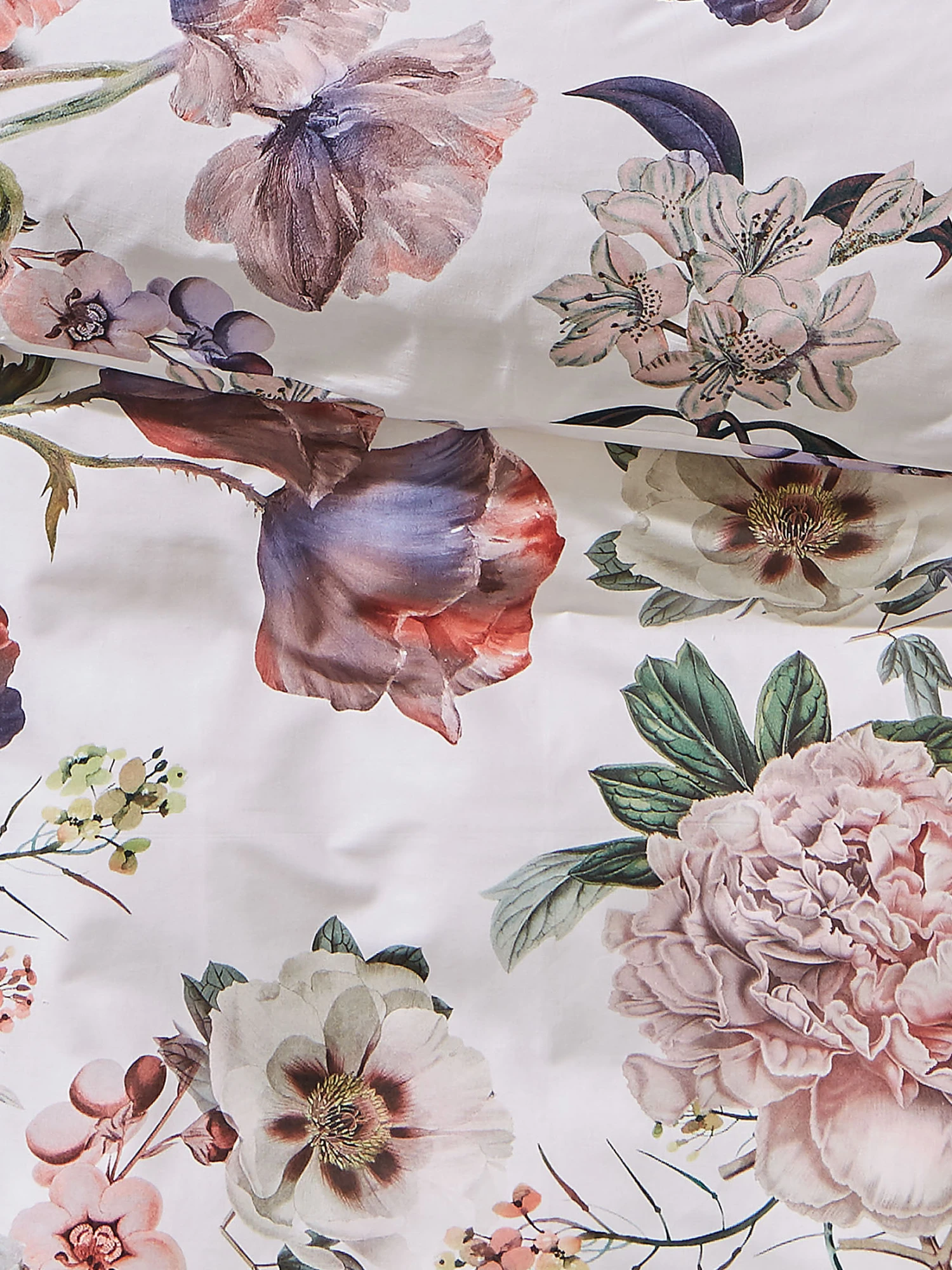 Satin-Bettwäsche, Weiss 3 Satin-Bettwäsche, Weiss – Bild 3