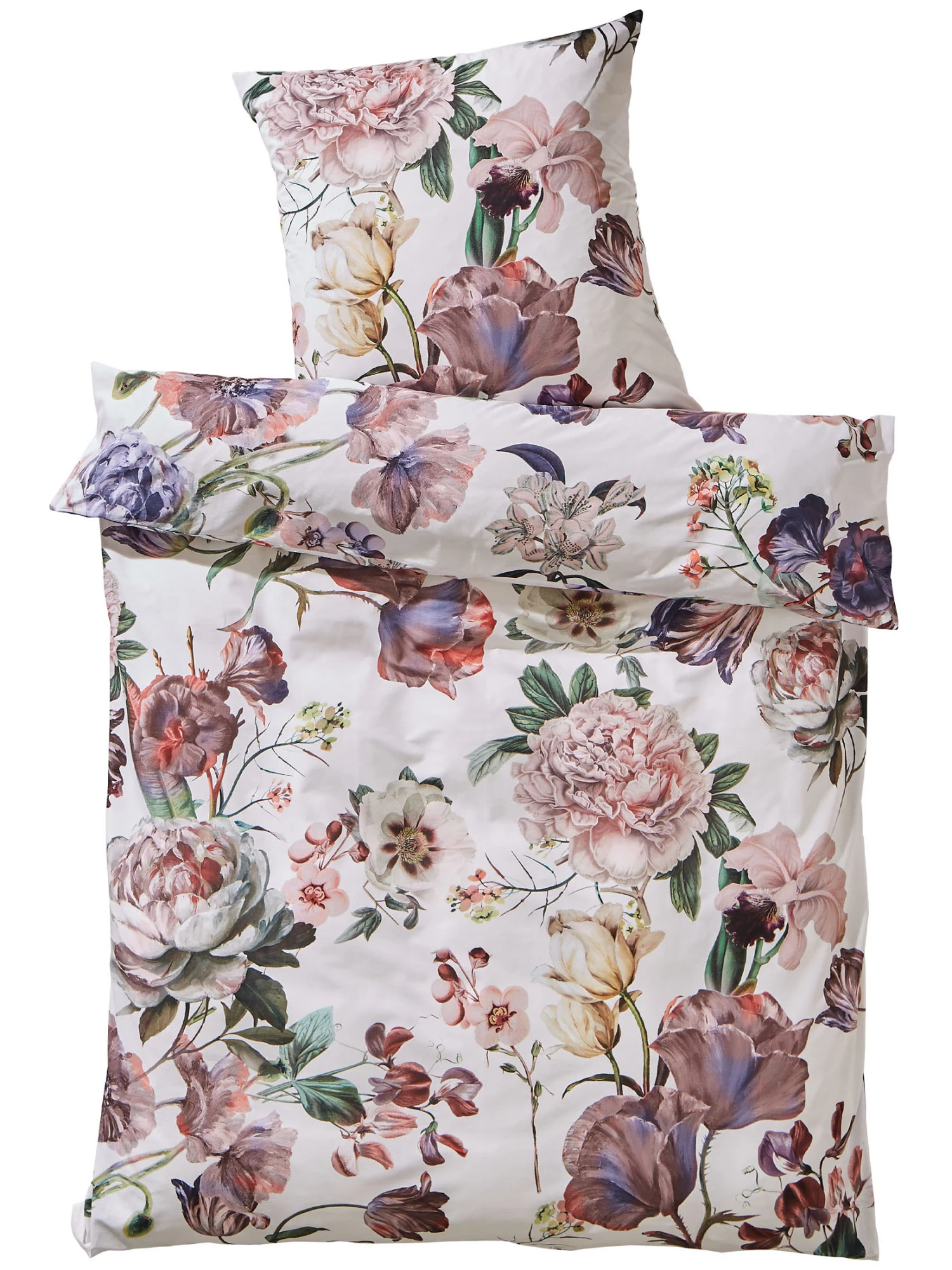 Satin-Bettwäsche, Weiss 2 Satin-Bettwäsche, Weiss – Bild 2