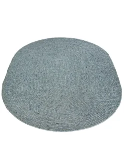 Handweb-Teppich, Aqua -Haushaltsgegenstände Geschäft Bjoerna HandwebTeppich Blau Aqua 140x200 oval fper