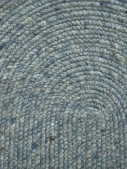 Handweb-Teppich, Aqua -Haushaltsgegenstände Geschäft Bjoerna HandwebTeppich Blau Aqua 140x200 oval lup