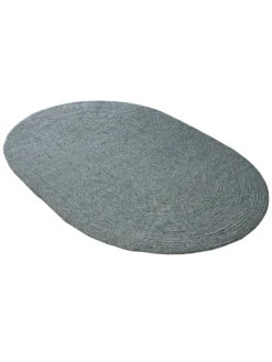 Handweb-Teppich, Aqua -Haushaltsgegenstände Geschäft Bjoerna HandwebTeppich Blau Aqua 140x200 oval sper