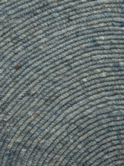 Woll-Teppich, Aqua 7 Woll-Teppich, Aqua -Haushaltsgegenstände Geschäft Bjoerna HandwebTeppich Blau Aqua 200rund lup