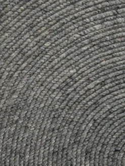Woll-Teppich, Light Grey 7 Woll-Teppich, Light Grey -Haushaltsgegenstände Geschäft Bjoerna HandwebTeppich Grau LightGrey 200rund lup