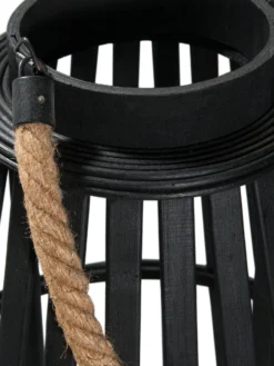 Laterne, Schwarz -Haushaltsgegenstände Geschäft BlackShine Laterne Schwarz 35x35x60 lup