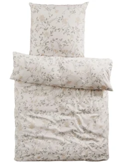 Renforcé-Bettwäsche, Nature -Haushaltsgegenstände Geschäft BloomingNature Bettwaesche Beige Nature 135x200 pla