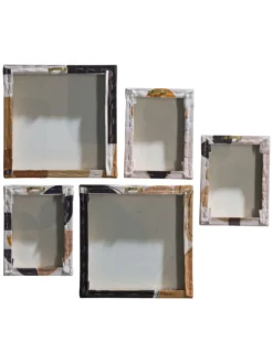 Druck, Schwarz/Braun -Haushaltsgegenstände Geschäft Blumenideen Leinwandbild mehrfarbig SchwarzBraun 25x25 ruk2