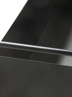 Pflanztopf, Schwarz -Haushaltsgegenstände Geschäft Blumenkasten Pflanztopf Schwarz 20x57x74 lup1