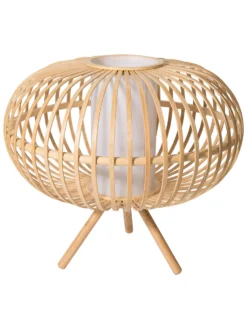 Tischleuchte, Natural -Haushaltsgegenstände Geschäft Bonsaii Tischleuchte Hellbraun Natural 41x41x36 per2