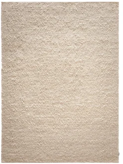Woll-Teppich, Beach 10 Woll-Teppich, Beach -Haushaltsgegenstände Geschäft Borgholm Handwebteppich beige beach 170x240 pla
