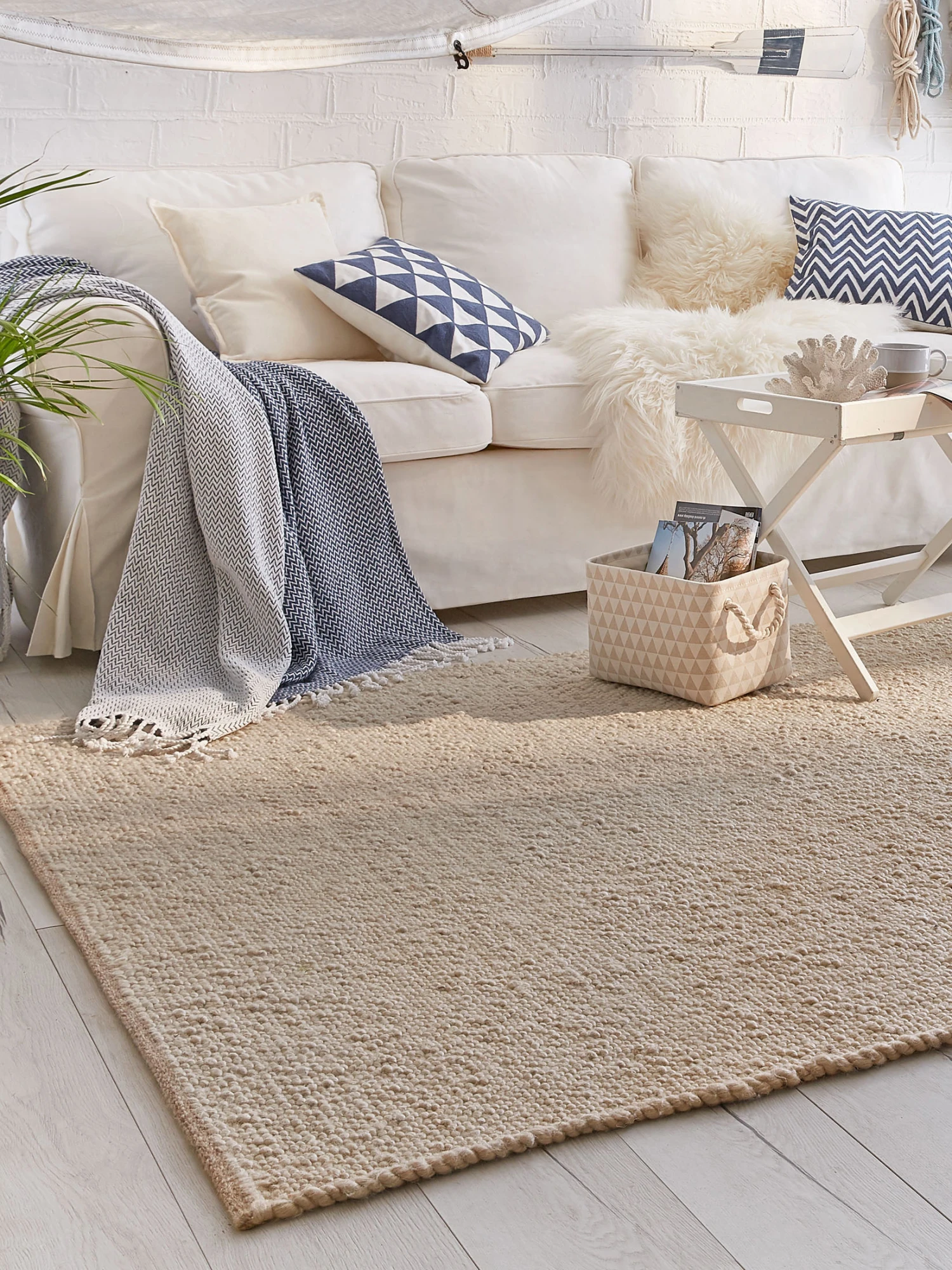 Woll-Teppich, Beach 1 Woll-Teppich, Beach