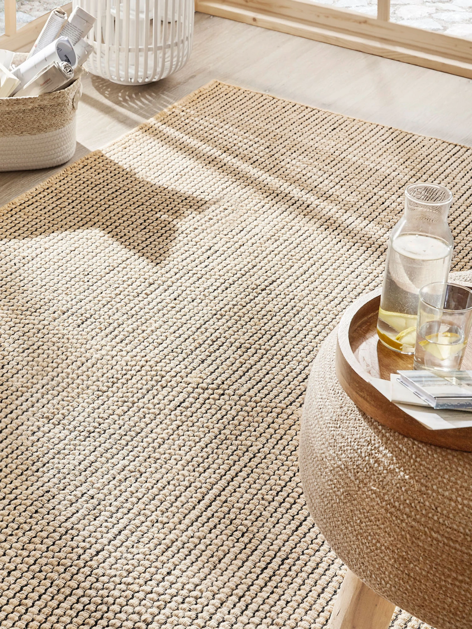 Woll-Teppich, Safran 1 Woll-Teppich, Safran