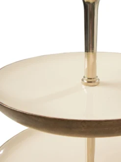 Deko-Etagere, Weiss -Haushaltsgegenstände Geschäft CakeStand DekoEtagere Weiss 30x30x48 lup