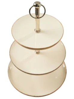 Deko-Etagere, Weiss -Haushaltsgegenstände Geschäft CakeStand DekoEtagere Weiss 30x30x48 oben per