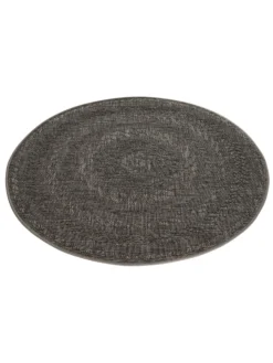 Outdoor-Teppich, Schiefer 6 Outdoor-Teppich, Schiefer -Haushaltsgegenstände Geschäft Camino Outdoor Teppich Dunkelgrau Schiefer 120rund fper