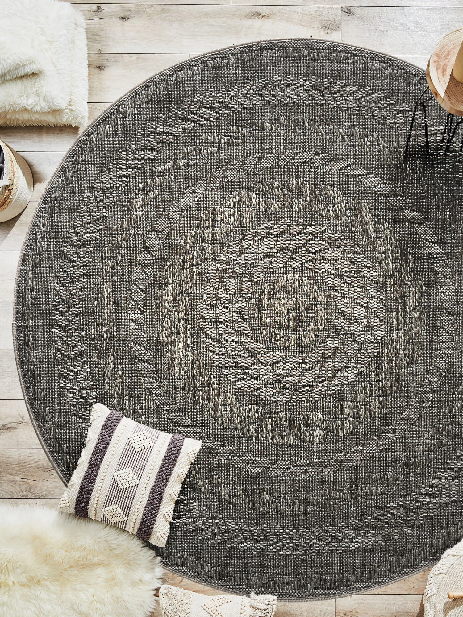 Outdoor-Teppich, Schiefer 1 Outdoor-Teppich, Schiefer