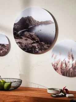 Leinwand Druck, Dunkelbeige