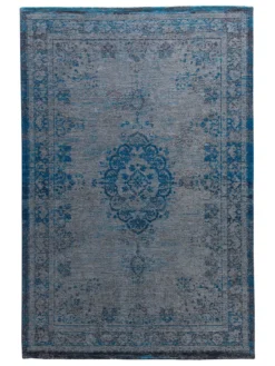 Vintage-Teppich, Grey Turquoise -Haushaltsgegenstände Geschäft ChaletRoyal Vintageteppich tuerkis GreyTurquoise 140x200 pla