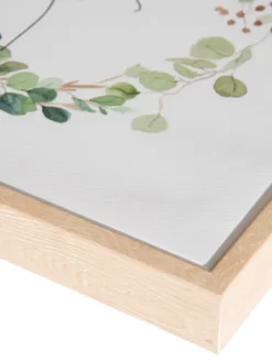 Leinwand-Druck-gerahmt, Weiss/Grün 8 Leinwand-Druck-gerahmt, Weiss/Grün -Haushaltsgegenstände Geschäft ChooseJoy Druckgerahmt Gruen WeissGruen 32x32 lup2