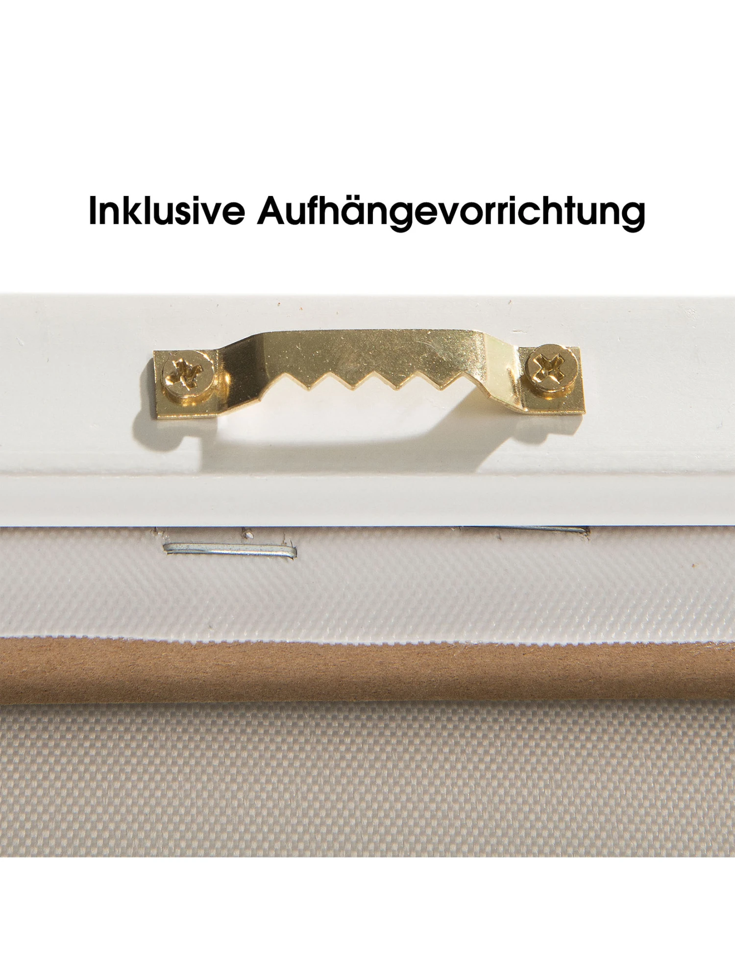 Leinwand-Druck-gerahmt, Weiss/Grün 5 Leinwand-Druck-gerahmt, Weiss/Grün – Bild 5