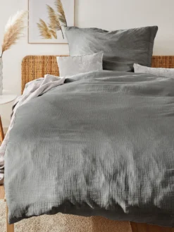 Bettwäsche, Anthrazit