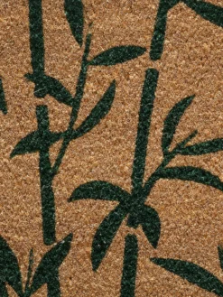 Fußmatte, Bamboo -Haushaltsgegenstände Geschäft Cochin Fussmatte Gruen Bamboo 45x75 lup